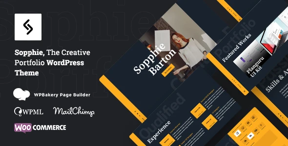 Sopphie – Creative Responsive Personal WordPress Theme