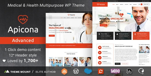 Apicona – Health & Medical WordPress Theme