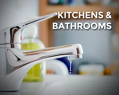 Kitchen and bathroom plumbing services